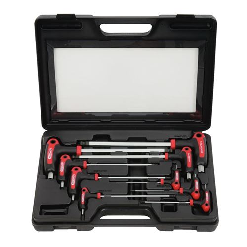 Ks Tools Ensemble De Clés Allen À Manche En T 9 Pcs 2-12 Mm - Image 2