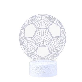 Lampe 3D Football : JUVENTUS sur ballon de foot