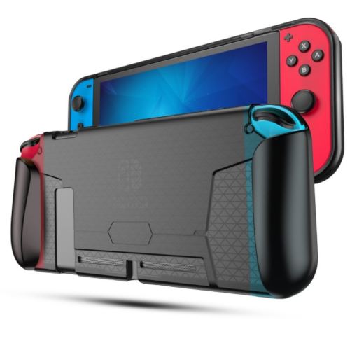 Coque de TPU Multifonctionnel pour Nintendo Switch Noir