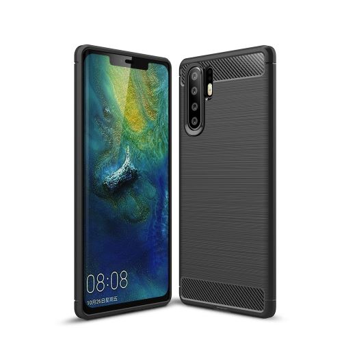 Coque en TPU fibre de carbone noir pour votre Huawei P30 Pro