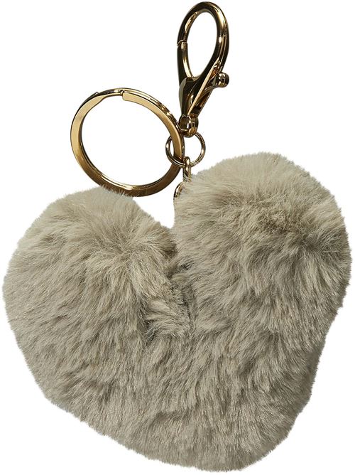 Draeger Gris Porte-Clés Peluche Cœur - Image 3