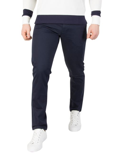 Gant Homme Pantalon chino sergé slim, Bleu