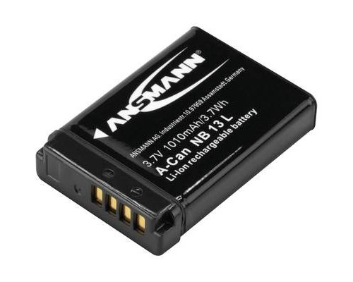 Ansmann A-Can NB 13L Batterie pour appareil photo Remplace laccu dorigine NB-13L 3.7 V 1010 mAh