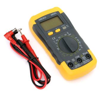 LCD Multimètre voltmètre ampèremètre ohmmètre testeur électrique numérique 