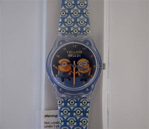 MINION horloge analogique