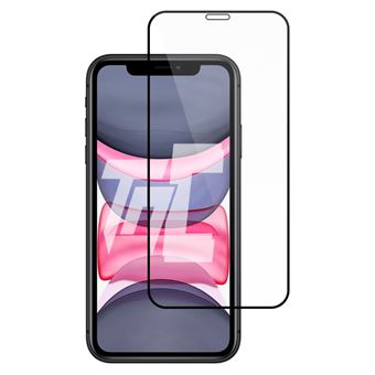 Verre trempé pour Apple iPhone 11 Noir TM Concept® - Protection d