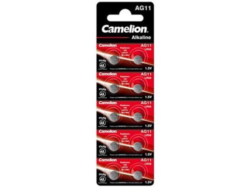 Pack de 10 piles Camelion Alcaline AG11 sans mercure/Hg