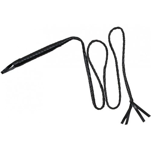 Fouet long noir 1,8 mètres