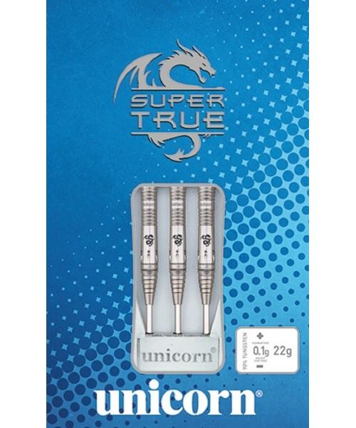 Unicorn fléchettes flèches pointe Super Trueacier 90% poids bleu 26