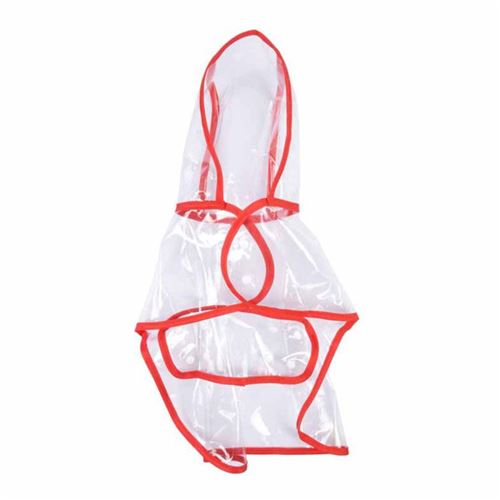 Comparer les prix de Paris Prix - Imperméable Pour Chien transparent 40cm Rouge