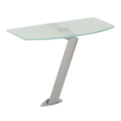 Paris Prix - Console Murale Design isée 50cm Transparent