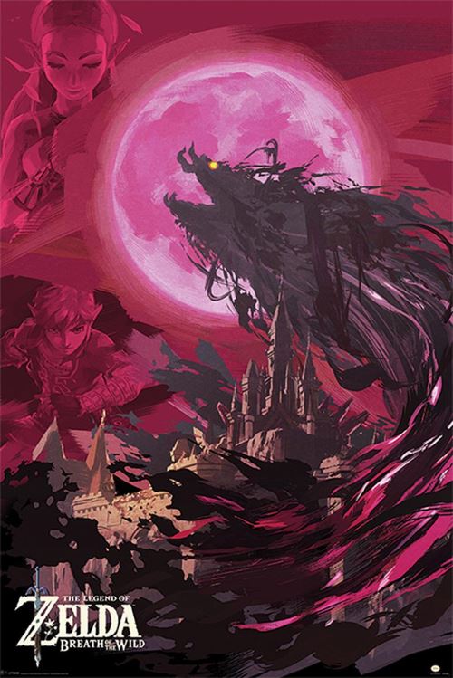 Poster affiche enroulé The Legend of Zelda Poster Breath Of The Wild 91.5 x 61cm