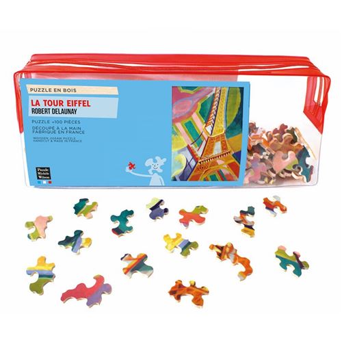 Puzzle 100 pièces TOUR EIFFEL Puzzle Michele Wilson Multicolore