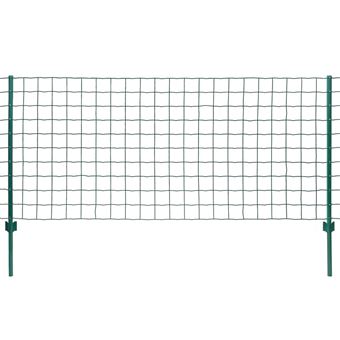 vidaXL Euro hek 20x1 m staal groen142815 - 1