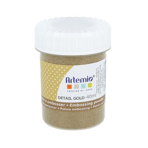 Poudre à embosser 40 ml - Doré fin - Artemio