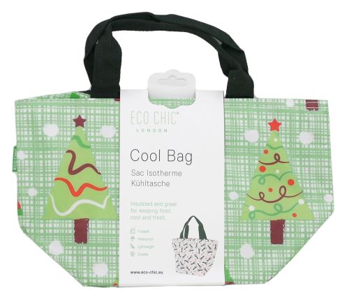 Sac isotherme à déjeuner écologique - Arbre de Noël, vert