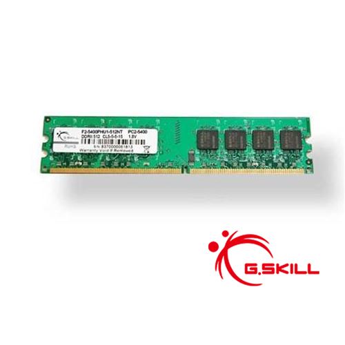 Mémoire RAM G.SKILL 1 Go DDR2 PC2 6400U 800MHz 240Pin Bureau CL5 1.8V DIMM