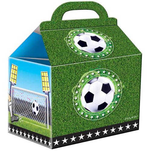 Folat boîte de jonction football junior 16 cm carton vert 4 pièces