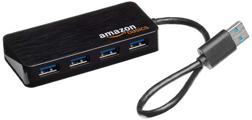 AmazonBasics Hub USB 3.0 4 ports (prise EU)