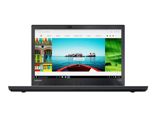 Lenovo ThinkPad T470 20JM - Intel Core i5 - 6300U / jusqu'à 3 GHz - Win 7 Pro 64 bits (comprend Licence Windows 10 Pro 64 bits) - HD Graphics 520 - 8