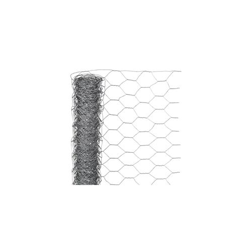 Nature Grillage métallique hexagonal 1 x 10 m 25 mm Acier galvanisé