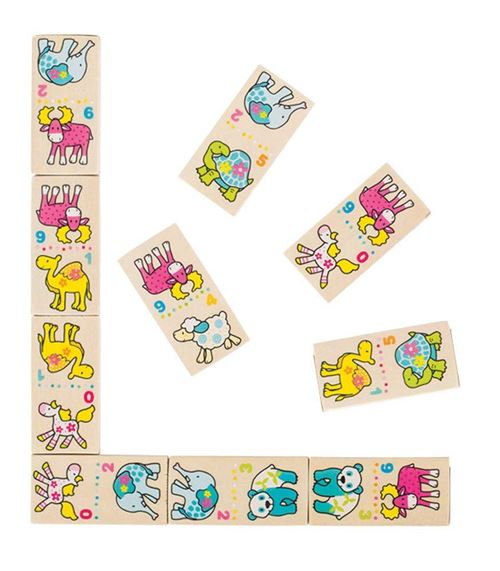 Goki - 2041435 - Jeu De Connaissance - Domino Mes Amis - Susibelle Kollektion