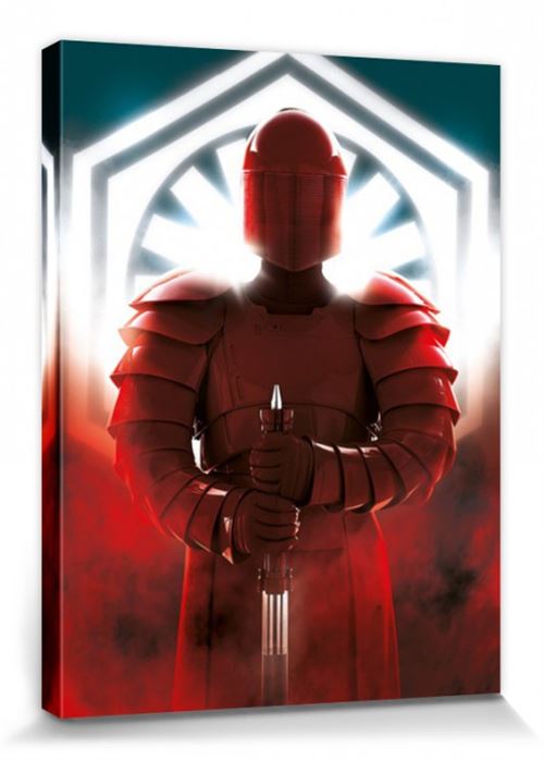 Star Wars Poster Reproduction Sur Toile, Tendue Sur Châssis - Épisode VIII, Les Derniers Jedi Elite Guard Defend (80x60 cm)