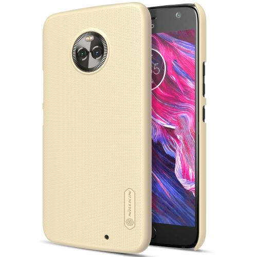 Motorola Moto X4 Coque Protection Plastique Texture concave-convexe Doré ALS54327