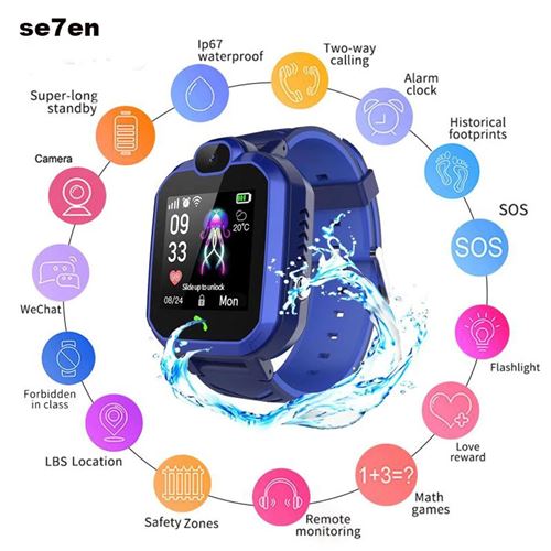 3 sur Montre Connect e DS69 cam ra enfant avec GPS pour t l phone