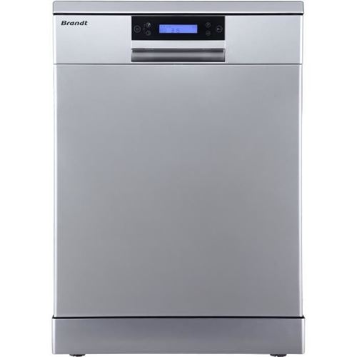 Brandt DFH144LX - Lave-vaisselle - pose libre - hauteur : 81.8 cm - inox