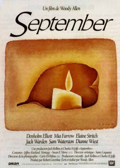 September AFFICHE CINEMA ORIGINALE