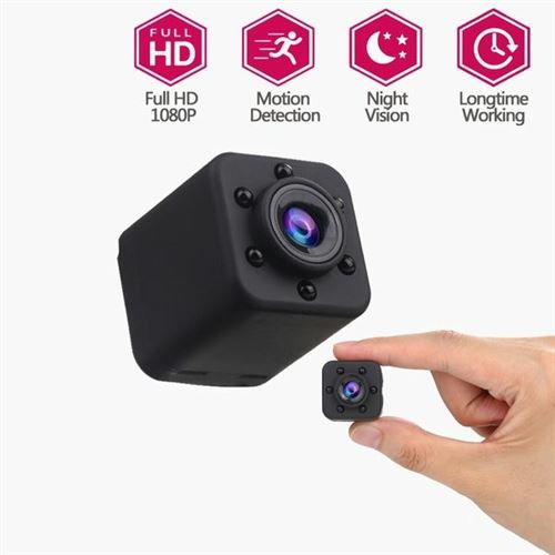 Mini Camera espion Full HD 1080P vision nocturne noire - Caméscope - Achat  & prix