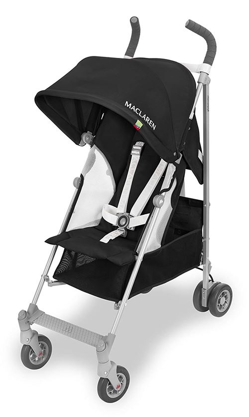 MACLAREN GLOBETROTTER Poussette Pliable/Multifonctionnelle Noir/Blanc
