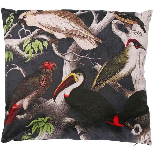 Versa - Coussin imprimé oiseaux 45 cm