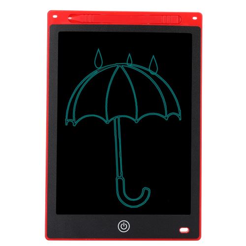 Tableau d'écriture 10'' LCD Smart pour Enfants - Rouge
