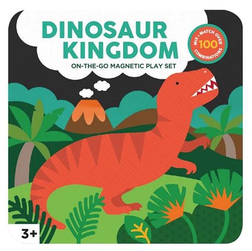 Petit Collage jeu magnétique dinosaures en carton
