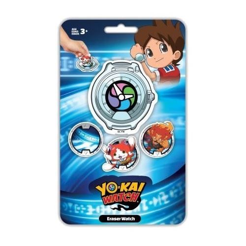 Slammer gomme à effacer Montre Yo-Kai 4 pièces