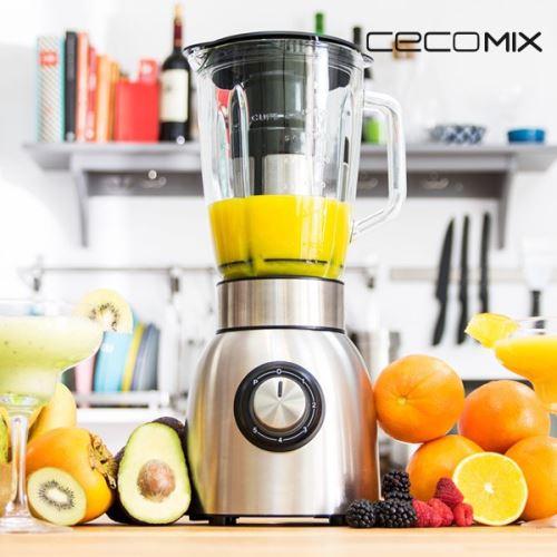 Blender 6 lames avec revêtement en titanium - Mixeur préparation coktail smoothie