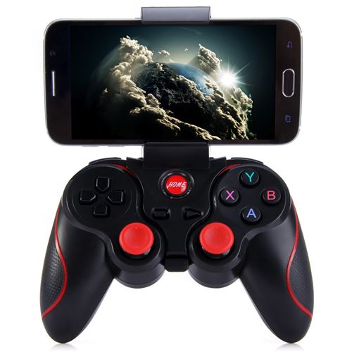 T3 Manette de jeu Bluetooth 3.0 sans fil pour Android,NOIR