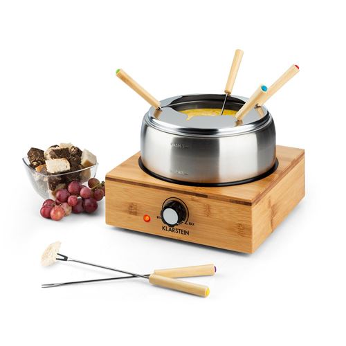 KLARSTEIN Bambus Fondue Cuve Inox 800 W