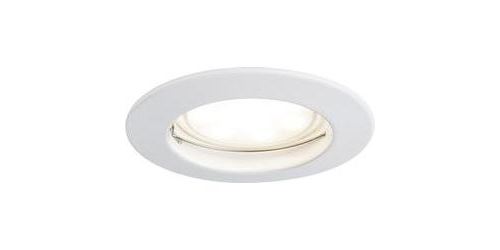 Spot LED encastrable LED intégrée Paulmann Coin 92804 blanc chaud 6.8 W blanc