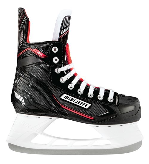Bauer patins de hockey sur glace NSX Skate unisexe noir/rouge