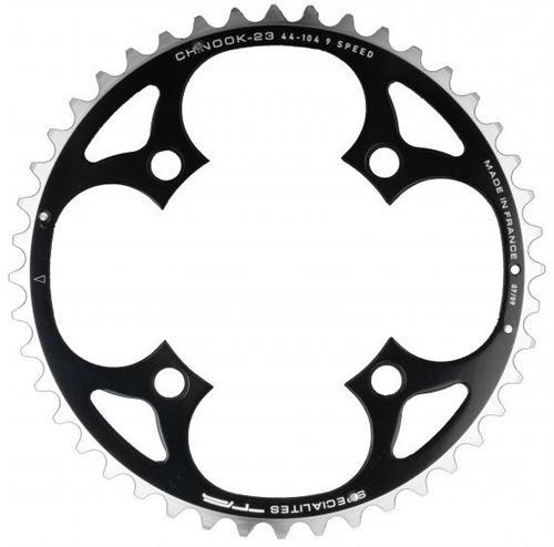 TA Specialites PLATEAU Chinook 44T 9SP 104 mm noir / argent