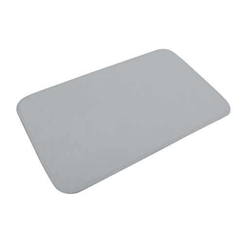 L3c Gris Tapis De Bain Microfibre 45*75Cm Vitamine Clair Douceur D'intérieur