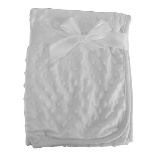 Snuggle Baby - Couverture mouchetée - Bébé unisexe (75cm x 100cm) (Blanc) - UTBABY1383