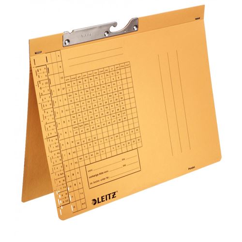 leitz leitz pendelhefter, a4, behördenheftung, gelb, 250 g/qm noir