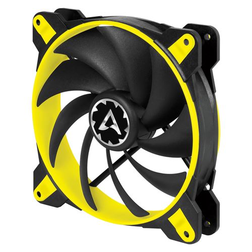Arctic Bionix F140 - 140 Mm Ventilateur Boîtier Gaming Avec Pwm Pst - Ventilateur Refroidissement Avec Pst-port - Réglage Rpm En Synchro - Jaune