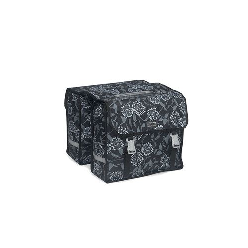Sacoche velo porte bagage a pont newlooxs zarah fiori noir - 30 litres - 370x330x125mm