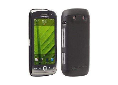Case-Mate Barely There - Étui pour téléphone portable - plastique - noir - pour BlackBerry Torch 9860