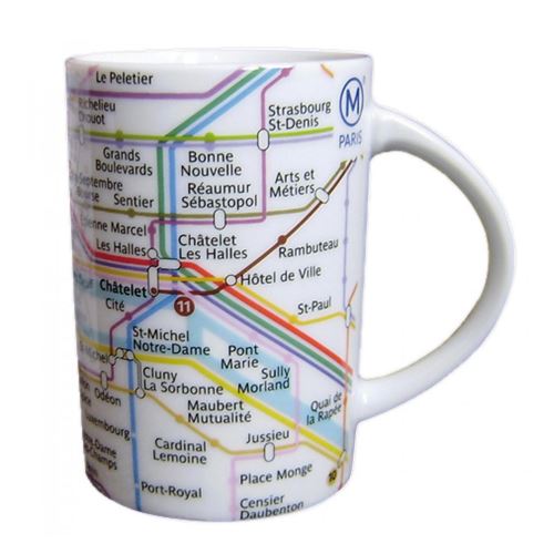 Mug Ratp Plan Avec Boite Winkler